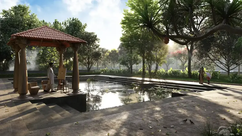 Sumadhura Panorama plotted development render