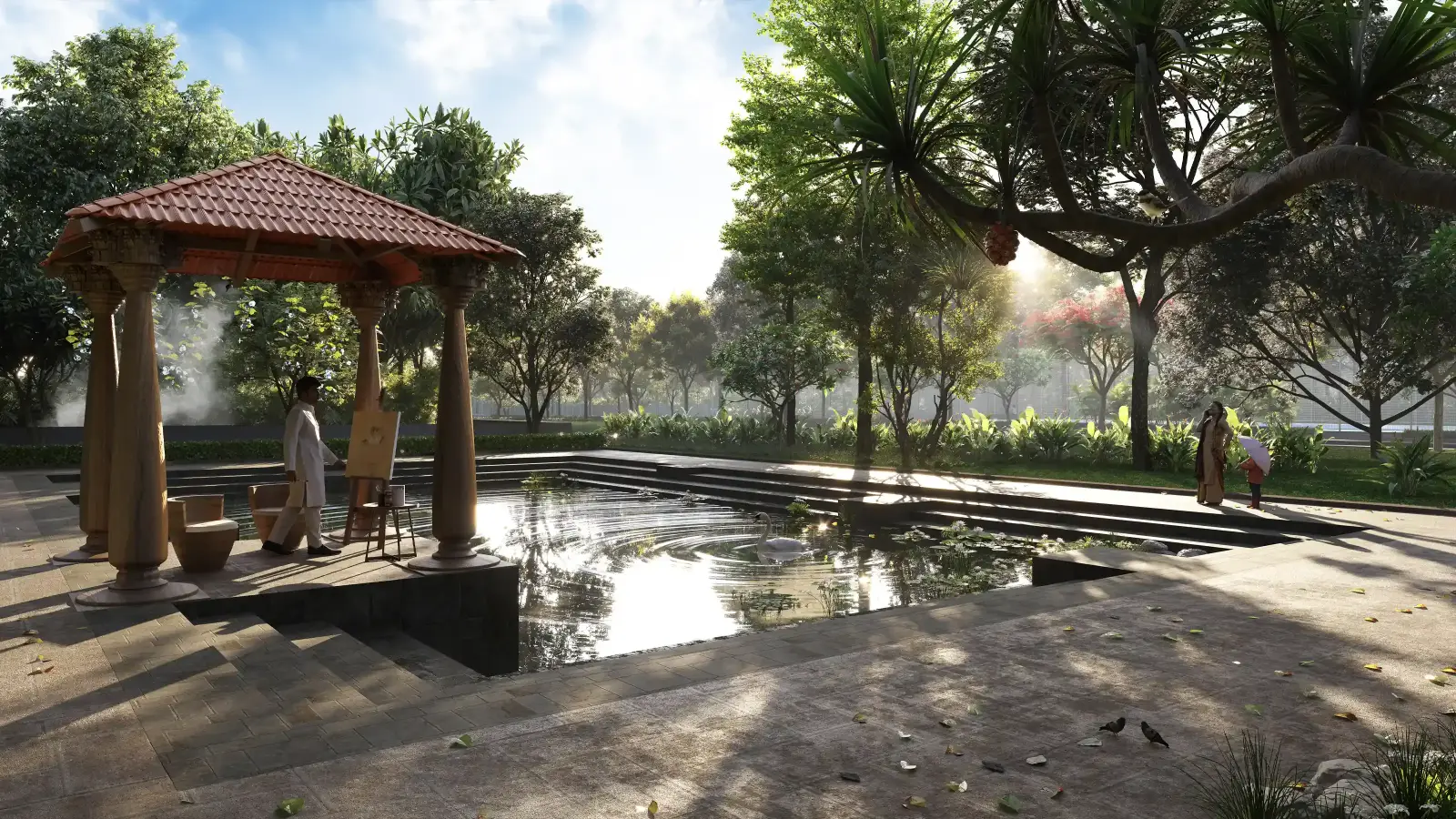 Sumadhura Panorama plotted development render